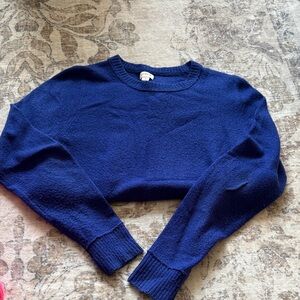 J. Crew Navy Blue Crew Neck Sweater